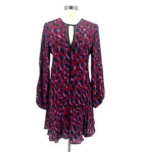 Karina Grimaldi Revolve Titti Print Multicolor Mini Dress Womens Medium